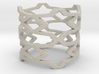 Stars and rhombus Ring Size 11 3d printed 