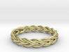 Ring of braided rope 3d printed 