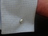Dodecufflinks 3d printed Use (Back) [Polished Silver]