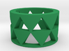Triangles ring Ring Size 10 3d printed 