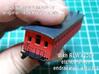 R02i 2x N scale B&O 1856 passenger coach w/int. 3d printed with RLW #2009 brass endrail parts