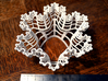 Koch Snowflake Fractal 3d printed 
