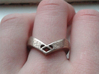 Heart ring 3d printed 