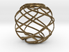 Ribbon Sphere 3d printed 