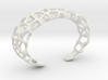 Cuff Design - Voronoi Mesh with Large Cells 3d printed 