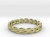 Ring of braided rope - size 7 3d printed 