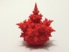Amazing fractal bulb 5cm 3d printed Red Strong & Flexible Polished