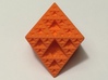 Sierpinksi Octahedron Medium 3d printed Orange Strong & Flexible Polished