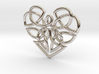 Heart Celtic Knot Pendant 3d printed 