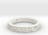 Plur Ring - Size 9 3d printed 