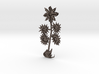 Flower-02 (steel) not existing on planet earth 3d printed 