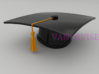 Graduation Cap 3d printed 
