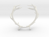 Red Deer Antler Necklace With Loops 3d printed 