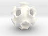 Icosahedral minimal surface 2 (solid, 2 in) 3d printed 