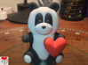 Panda Loves You (8cm) 3d printed 