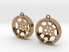 Double Tenor "void" steelpan earrings, M 3d printed 