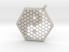 Honeycomb Yin Yang Pendant 3d printed 