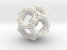 Icosahedron math art 3d printed 