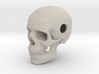 25mm 1in Bead Human Skull Pendant Crane Schädel 3d printed 