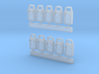 T-01 Cosmetic Modern Flashing Tail Lamps (Pack of  3d printed 