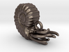Ammonite pendant 3d printed 