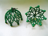 Leaf Jhumka - Indian Bell earrings 3d printed 