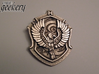 Ravenclaw House Crest - Pendant SMALL 3d printed Stainless Steel