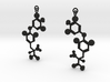  Triiodothyronine (T3) Earrings 3d printed 