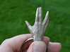 Faceted Spock Hand Keychain - Vulcan salute 3d printed 