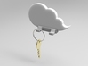 Cloud Keychain Holder 3d printed 