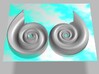 Nautilus Pendant/Earring 3d printed 