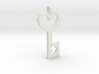 Heart Key Pendant 3d printed 