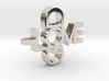 Love God Pendant 3d printed 