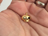 Little Skull Pendant 3d printed Shown in my hand for scale.
