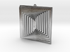  Pendant Wind Spinner 3D Square 3d printed 