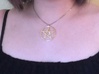 Pentacle Pendant - braided 3d printed The braided pentacle pendant when it's worn. Chain (and model) not included. 