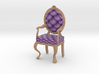 1:12 One Inch Scale LavPale Oak Louis XVI Chair 3d printed 