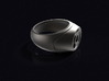 Green Lantern Ring - WotGL (Size 8 - 18.1 mm) 3d printed 3D render of the ring in Stainless Steel