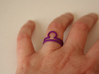 Libra Symbol Ring 3d printed 