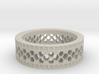 Ring With Hexagonal Holes 3d printed 