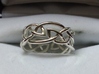 Leaf Celtic Knot Ring 3d printed 