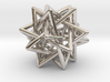 5 Tetrahedron earring 3d printed 