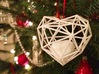 Heart Christmas ornament 3d printed 