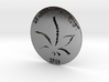 Marijuana Coin 3d printed 