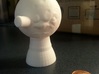 Man on The Moon Statue 3d printed Front View - Polished Plastic