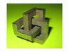 3D Architectural Delight (pocket size) 3d printed A print in Stainless Steel
