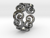C Ring Thick by Cameleor Ring Size 7.5 3d printed 