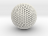 Space frame sphere tiny 3d printed 