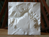 4'' Black Canyon of the Gunnison, CO, WSF 3d printed Overhead view of 4" model
