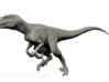 Dinosaur Raptor 25 cm running V2 3d printed 